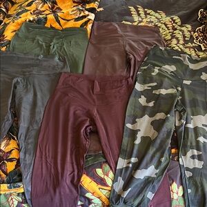 5 earth tone aerie leggings